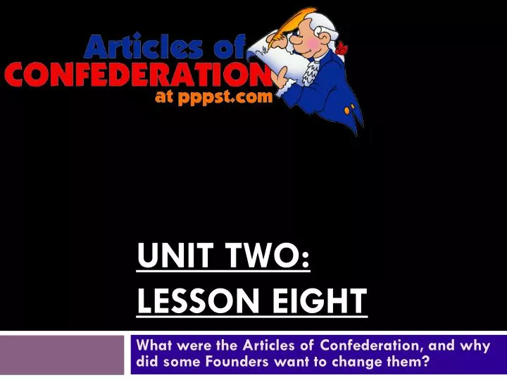 unit two lesson eight
