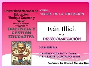 Teoría educativa de Iván Illich