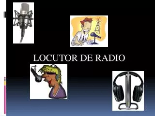 locutor de radio