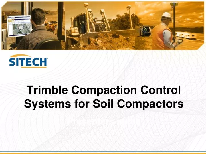 trimble compaction control systems for soil compactors