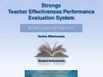 Stronge Teacher Effectiveness Performance Evaluation System - slide 1