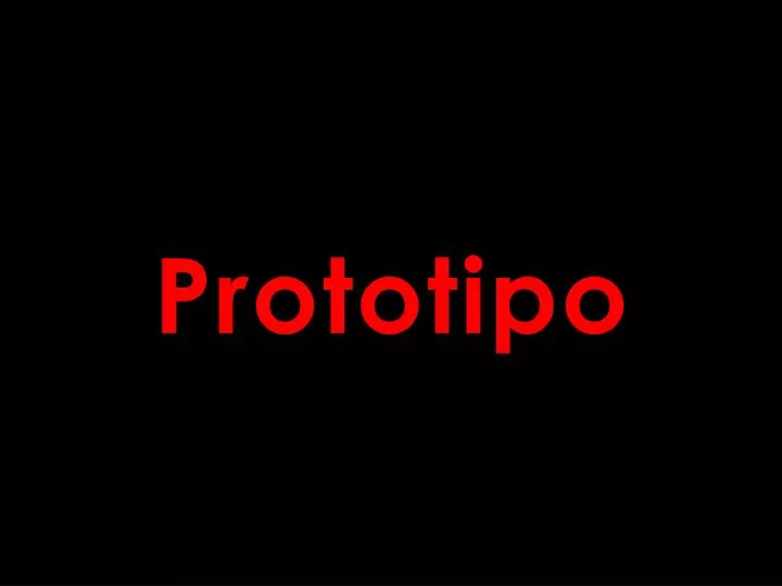 prototipo