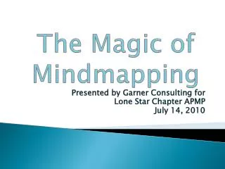 The Magic of Mindmapping