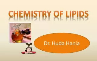 CHEMISTRY OF LIPIDS