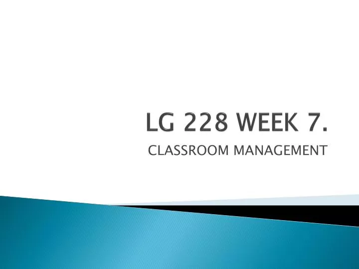 lg 228 week 7