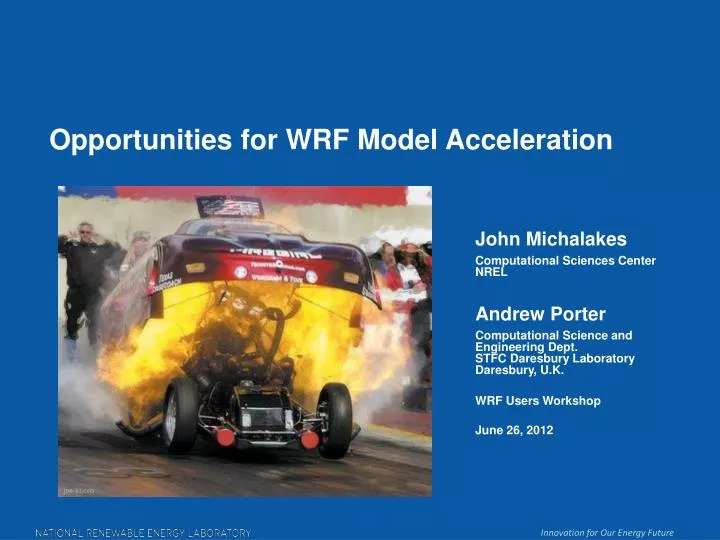 opportunities for wrf model acceleration