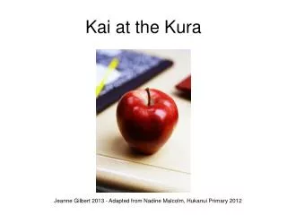 kai at the kura
