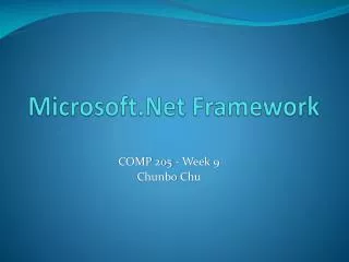 Microsoft.Net Framework