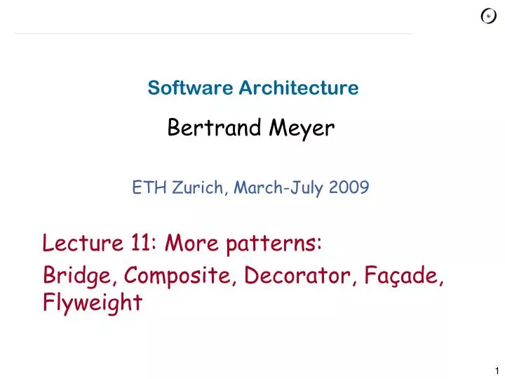 software architecture