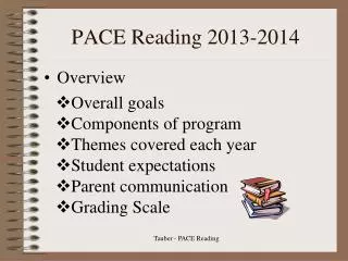 PACE Reading 2013-2014