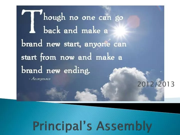 principal s assembly