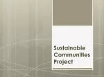 Building Sustainable Communities: A Vision for a Healthier Future - slide 1