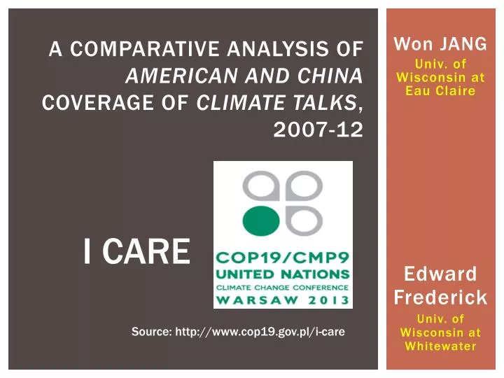 a comparative analysis of american and china coverage of climate talks 2007 12