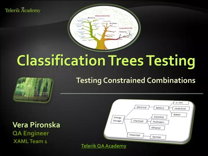 classification trees testing