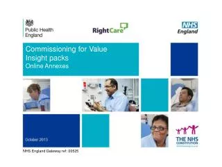 Commissioning for Value Insight packs Online Annexes