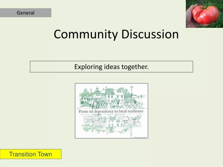 community discussion