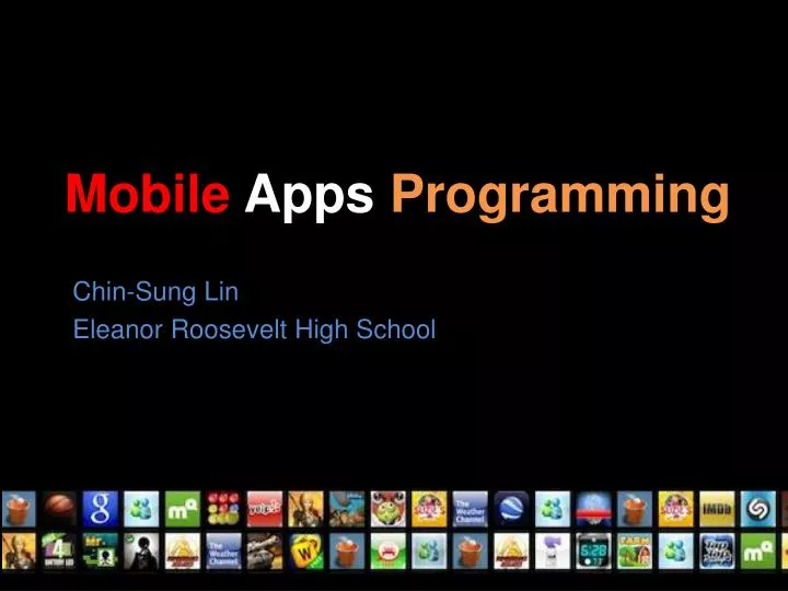 mobile apps programming
