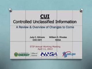 CUI Controlled Unclassified Information