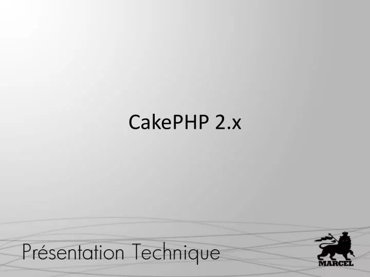 cakephp 2 x