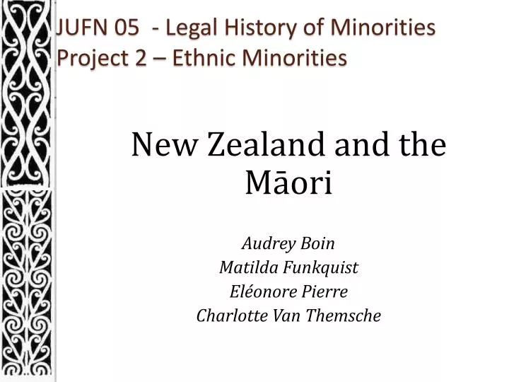 jufn 05 legal history of minorities project 2 ethnic minorities