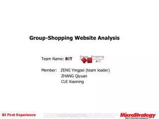 Group-Shopping Website Analysis