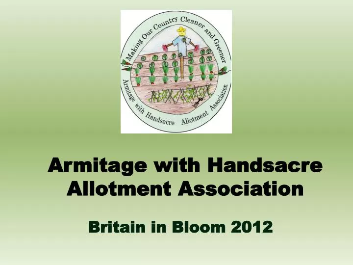armitage with handsacre allotment association