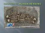 Chapter 12: Human Remains - slide 1