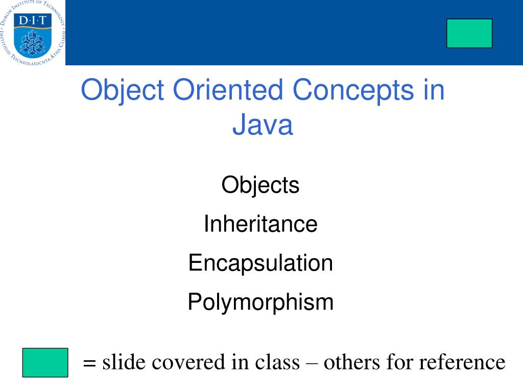 PPT - Object Oriented Concepts in Java PowerPoint Presentation, free ...