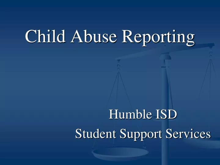 child abuse reporting