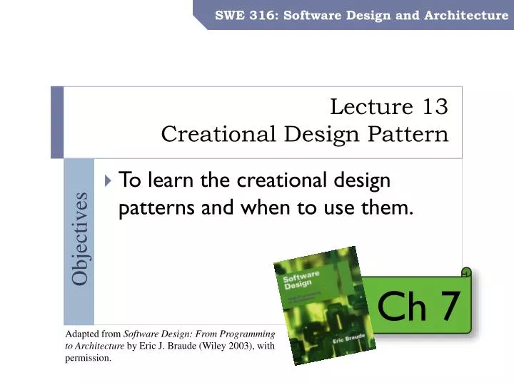 swe 316 software design and architecture