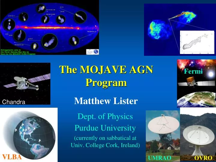 the mojave agn program