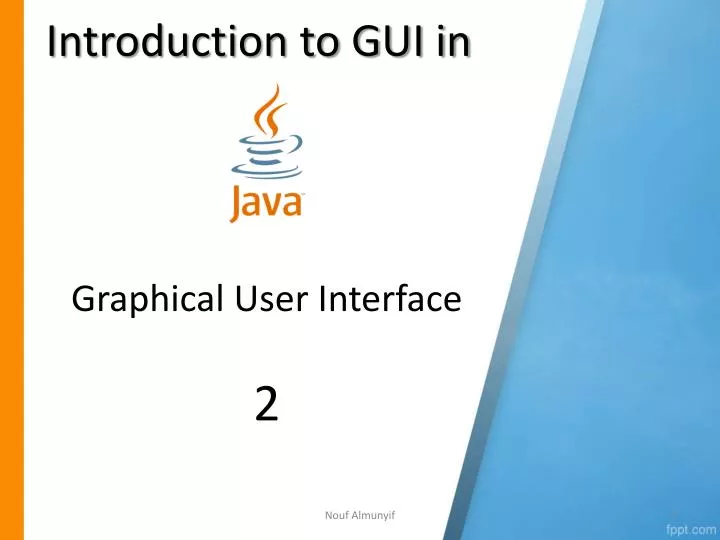 introduction to gui in