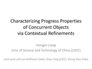 Characterizing Progress Properties of Concurrent Objects via Contextual Refinements