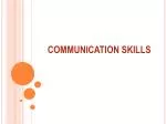 PPT - COMMUNICATION SKILLS PowerPoint Presentation, free download - ID ...