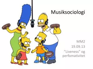 musiksociologi