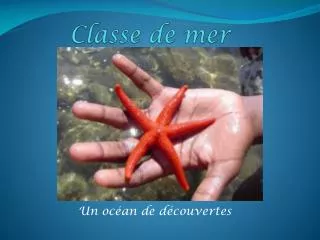 classe de mer