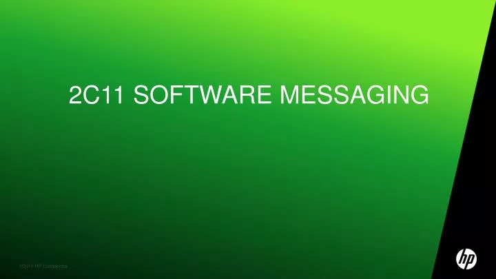 2c11 software messaging