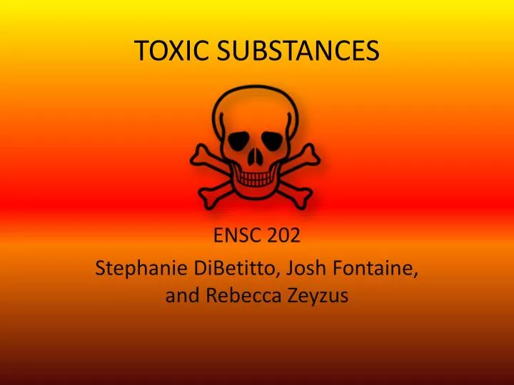 toxic substances