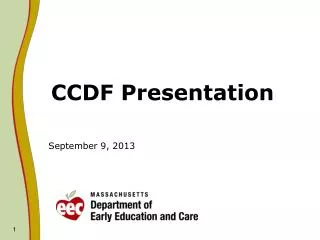 CCDF Presentation