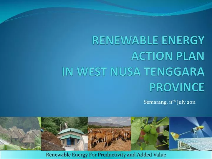 renewable energy action plan in west nusa tenggara province