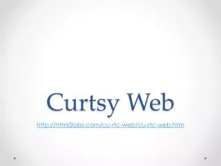 Curtsy Web