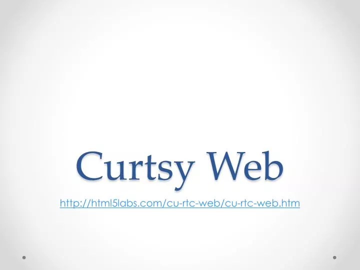 curtsy web