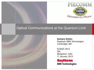 Optical Communications at the Quantum Limit