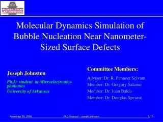 Molecular Dynamics Simulation of Bubble Nucleation Near Nanometer-Sized Surface Defects