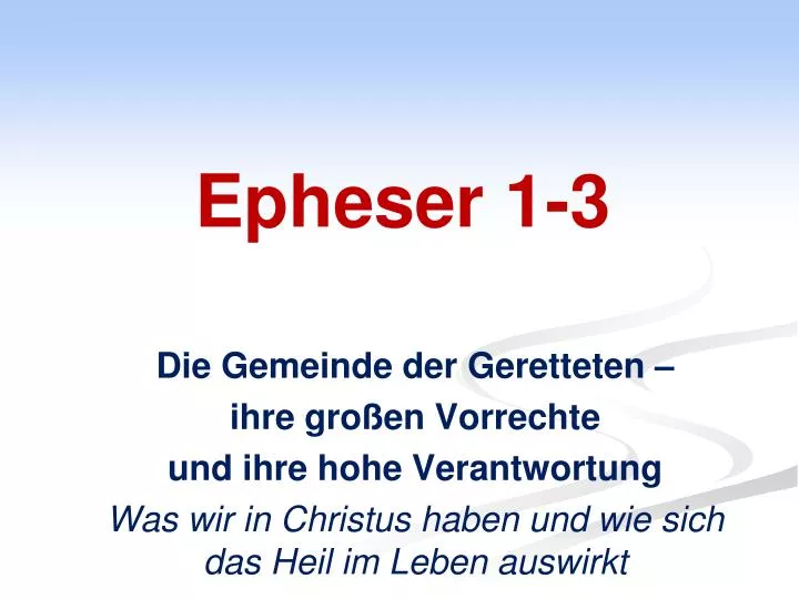 epheser 1 3