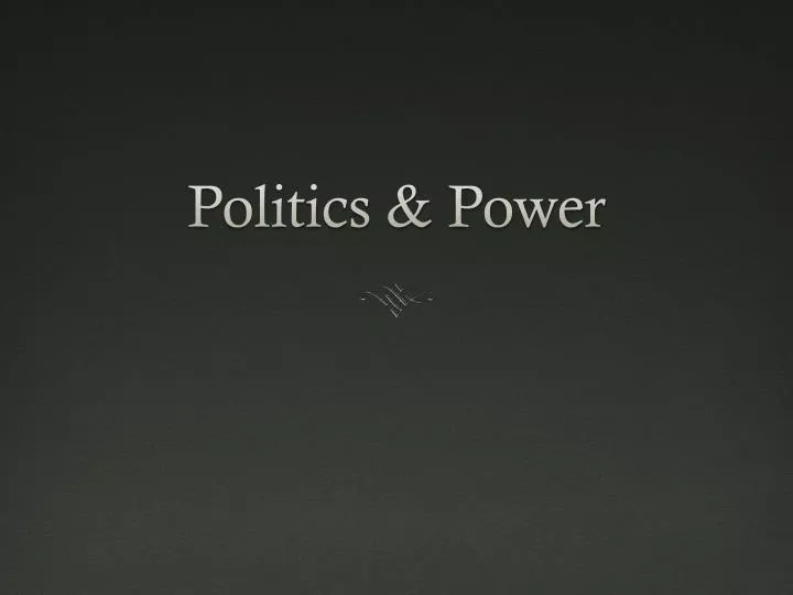politics power