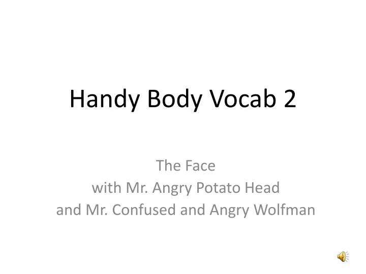 handy body vocab 2