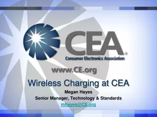 Wireless Charging at CEA