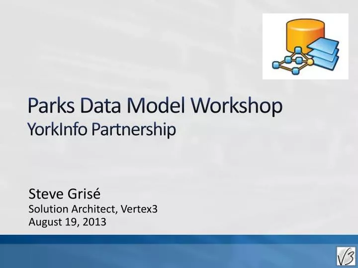 parks data model workshop yorkinfo partnership