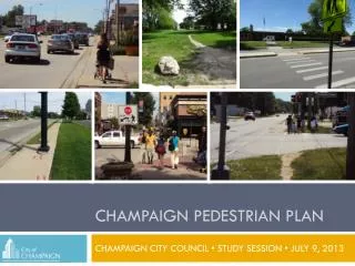 Champaign pedestrian plan